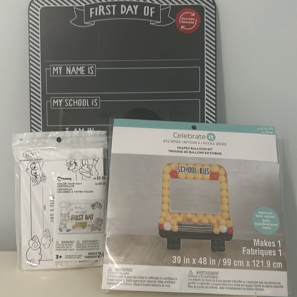 Back to school set
